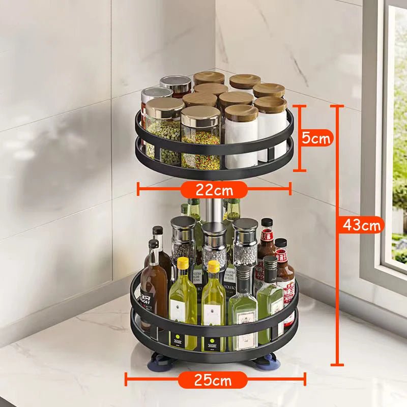 RANGEMENT CUISINE ROTATIF 360 DEGRE POUR ÉPICES - Cuisine De Sousou